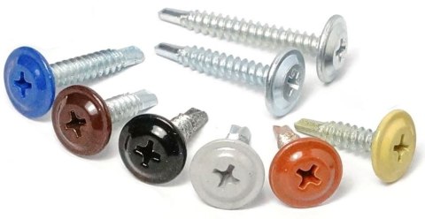 UN WKRĘT SAMOWIERTNY MONTAŻOWY 4.2*13MM RAL 8017