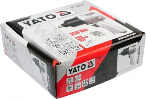 YATO KLUCZ PNEUMATYCZNY 1/2' 550 NM YATO KLUCZ PNEUMATYCZNY 1/2' 550 NM