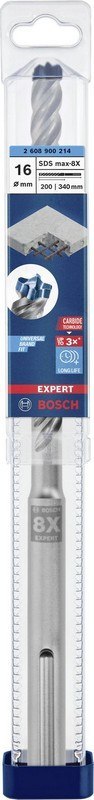 BOSCH WIERTŁO DO MŁOTÓW SDS-MAX 8X EXPERT 16*200/340MM BOSCH WIERTŁO DO MŁOTÓW SDS-MAX 8X EXPERT 16*200/340MM