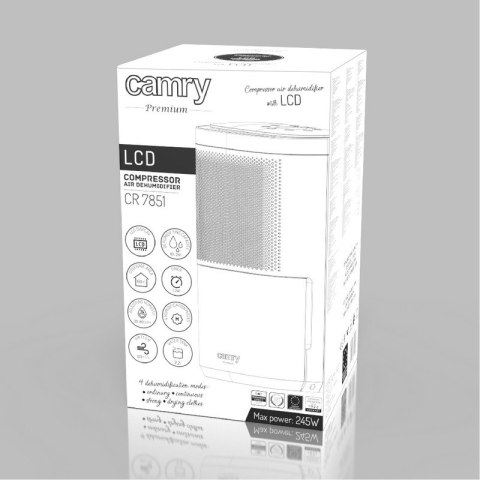 CAMRY OSUSZACZ POWIETRZA KOMPRESOROWY LCD CR 7851 CAMRY OSUSZACZ POWIETRZA KOMPRESOROWY LCD CR 7851