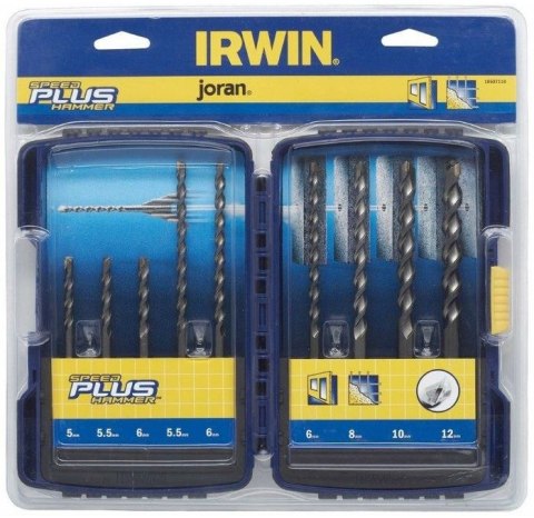 IRWIN KOMPLET WIERTEŁ DO BETONU MTC SPDH PLUS 9 SZTUK IRWIN KOMPLET WIERTEŁ DO BETONU MTC SPDH PLUS 9 SZTUK