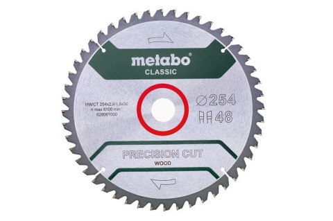 METABO PIŁA TARCZOWA HW/CT 254*30MM 48WZ