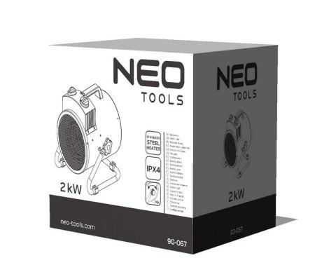 NEO NAGRZEWNICA ELEKTRYCZNA 2KW PRZEMYSŁOWA REGULACJA USTAWIENIA NEO NAGRZEWNICA ELEKTRYCZNA 2KW PRZEMYSŁOWA REGULACJA USTAWIENIA