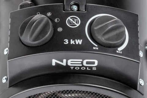 NEO NAGRZEWNICA ELEKTRYCZNA 3KW PRZEMYSŁOWA REGULACJA USTAWIENIA NEO NAGRZEWNICA ELEKTRYCZNA 3KW PRZEMYSŁOWA REGULACJA USTAWIENIA