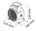 NEO NAGRZEWNICA ELEKTRYCZNA CERAMICZNA PTC 2KW