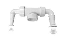 UN PRZYŁĄCZE PODWÓJNE DO PODŁĄCZENIA PRALKI, ZMYWARKI 1''