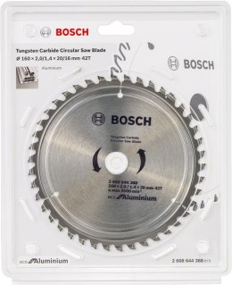 BOSCH TARCZA PILARSKA ECO ALU 160*2.0/1.4*20 42T