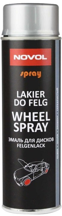 NOVOL LAKIER DO FELG SREBRNY 500 ML