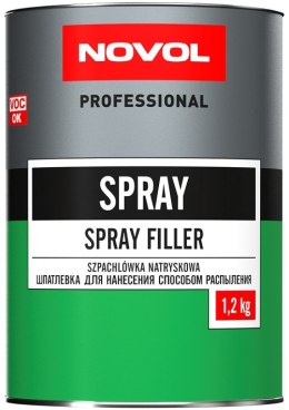 NOVOL SZPACHLÓWKA NATRYSKOWA SPRAY 0,8 L