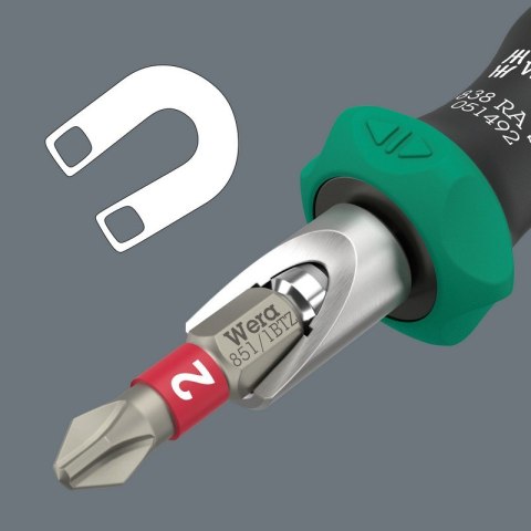 WERA ZESTAW KRAFTFORM KOMPAKT 838 RA S SET 1, 14 CZ. WERA ZESTAW KRAFTFORM KOMPAKT 838 RA S SET 1, 14 CZ.