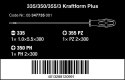 WERA ZESTAW WKRĘTAKÓW KRAFTFORM Z TRZPIENIEM 300 MM, 3 CZĘŚĆ