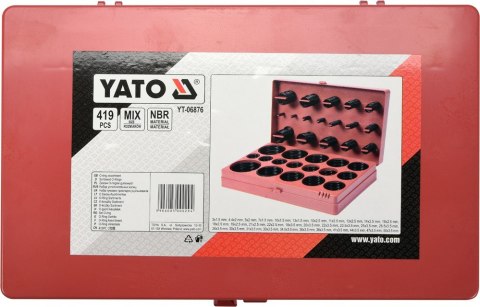 YATO 419 SZT ORINGÓW GUMOWYCH MIX YATO 419 SZT ORINGÓW GUMOWYCH MIX