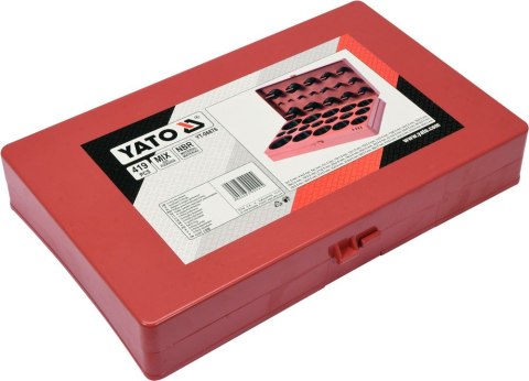YATO 419 SZT ORINGÓW GUMOWYCH MIX YATO 419 SZT ORINGÓW GUMOWYCH MIX