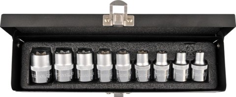 YATO KLUCZE NASADOWE TORX E10-24 ZESTAW 9-SZTUKOWY YATO KLUCZE NASADOWE TORX E10-24 ZESTAW 9-SZTUKOWY