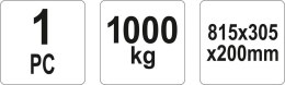 YATO NAJAZD SAMOCHODOWY 1T