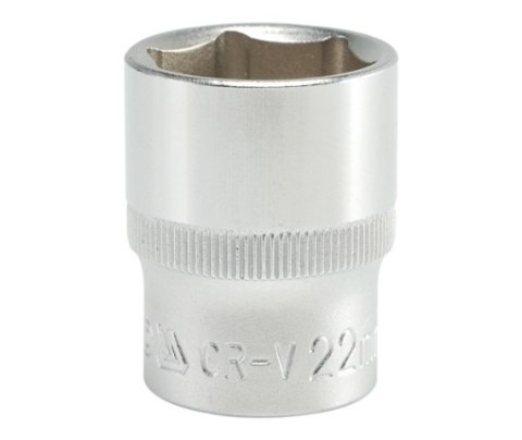 YATO NASADKA KRÓTKA 6-KĄTNA CHROMOWANA 1/2'' 22MM YATO NASADKA KRÓTKA 6-KĄTNA CHROMOWANA 1/2'' 22MM