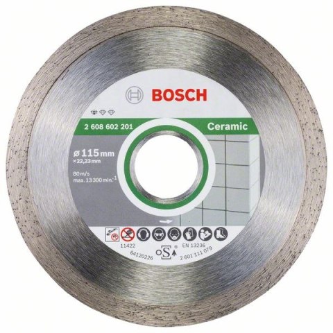 BOSCH TARCZA DIAMENTOWA GŁADKA PRO-ECO 115MM