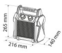 NEO NAGRZEWNICA ELEKTRYCZNA CERAMICZNA PTC 2KW