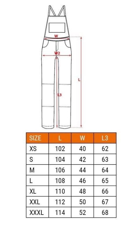 NEO OGRODNICZKI ROBOCZE NAVY ROZMIAR XL NEO OGRODNICZKI ROBOCZE NAVY ROZMIAR XL
