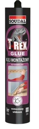 SOUDAL KLEJ MONTAŻOWY BŁYSKAWICZNY 380G T-REX