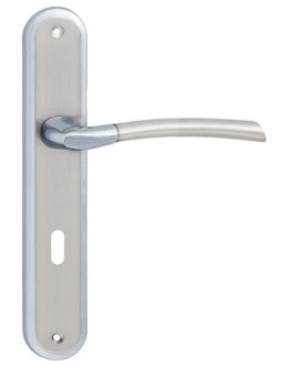 UN KLAMKA ZORBA NIKIEL-CHROM 90 NA WKŁADKĘ