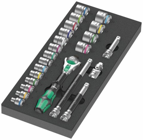 WERA WKŁADKA PIANKOWA ZYKLOP 3/8'' 8000 C, SET 1, 23CZ.