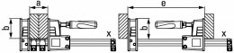 BESSEY ŚCISK STOLARSKI POŁNOWYMIAROWY REGULOWANY 2000*95MM.