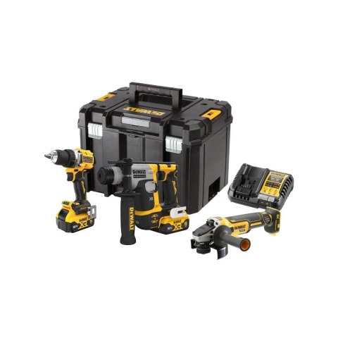 DEWALT ZESTAW NARZĘDZI 18V XR DCD800 + DCH172 + DCG405 2*5.0AH