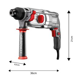 GRAPHITE MŁOTOWIERTARKA SDS+ 500W