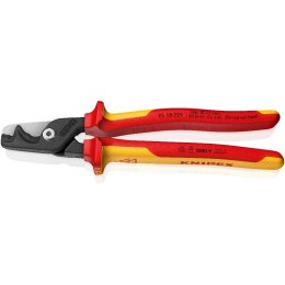 KNIPEX NOŻYCE DO KABLI ZE STOPNIOWANYMI KRAWĘDZIAMI TNĄCYMI