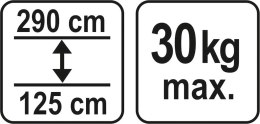 YATO PODPORA TELESKOPOWA 125-290CM