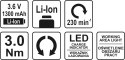 YATO WKRĘTAK AKUMULATOROWY 3.6V 1.3 AH