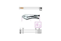 BETA SZCZYPCE NASTAWNE SAMOBLOKUJĄCE 140MM