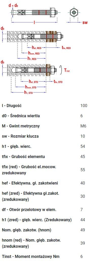 UN KOTWA PIERŚCIENIOWA SMART S-TB7 6*100/45-55 OCYNK BIAŁY UN KOTWA PIERŚCIENIOWA SMART S-TB7 6*100/45-55 OCYNK BIAŁY