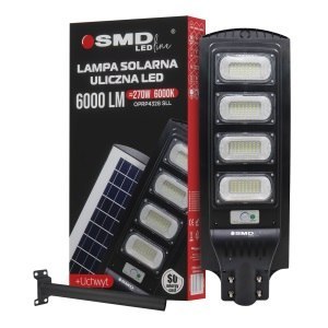 UN LAMPA LED ULICZNA SOLARNA 270W 6000K + UCHWYT UN LAMPA LED ULICZNA SOLARNA 270W 6000K + UCHWYT