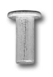 UN NIT ALUMINIOWY PEŁNY Z ŁBEM WALCOWYM 6.0*12 MM