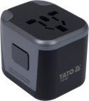 YATO ADAPTER PODRÓŻNY UNIW. 2XUSB 12W
