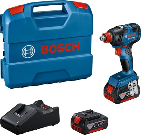 BOSCH KLUCZ UDAROWY AKUMULATOROWY GDX 18V-200 2*4.0AH