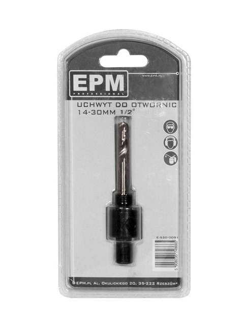 EPM ADAPTER DO OTWORNICY BI-MET UCHWYT 1/2'' DO OTWORNIC 14-30MM EPM ADAPTER DO OTWORNICY BI-MET UCHWYT 1/2'' DO OTWORNIC 14-30MM