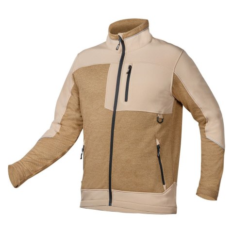 NEO BLUZA SOFTSHELL OUTDOOR, BEŻOWA, ROZMIAR XL