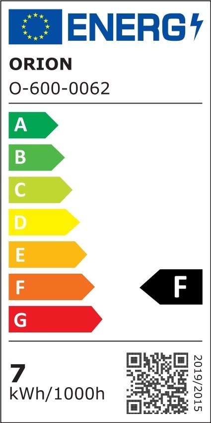 ORION ŻARÓWKA LED 7W E27 638LM 3000K CIEPŁA ORION ŻARÓWKA LED 7W E27 638LM 3000K CIEPŁA