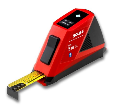 SOLA MIARA STALOWA ZWIJANA ELEKTRONICZNA CITO 5M SOLA MIARA STALOWA ZWIJANA ELEKTRONICZNA CITO 5M