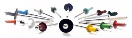 UN NIT ZRYWALNY ALUMINIOWO-STALOWY 4.8*12MM RAL 8017