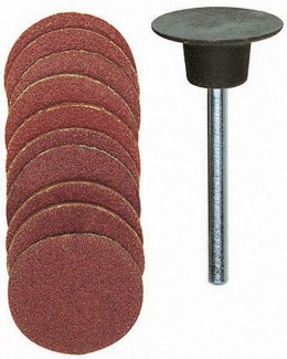 PROXXON TARCZE SZLIFIERSKIE 18MM GR.120, 150,KORUND+TALERZ, 10SZT