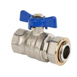 UN ZAWÓR KULOWY PROSTY Z PÓŁŚRUB. N/CZ Z MOTYL 1'' TYP CIĘŻKI