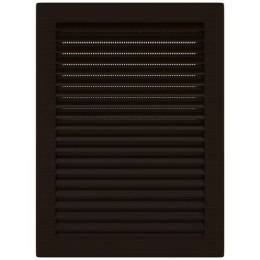 AIR ROXY KRATKA METALOWA SKOŚNA W RAMCE Z SIATKĄ 14*21CM BRĄZ.