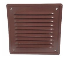 AIR ROXY KRATKA METALOWA SKOŚNA Z SIATKĄ 14*14CM BRĄZ
