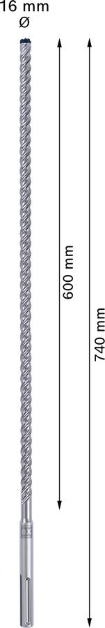 BOSCH WIERTŁO DO MŁOTÓW SDS-MAX 8X EXPERT 16*600/940MM BOSCH WIERTŁO DO MŁOTÓW SDS-MAX 8X EXPERT 16*600/940MM