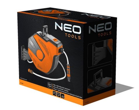 NEO WĄŻ OGRODOWY Z AUTOMATYCZNYM ZWIJACZEM 1/2', 20 M +2M NEO WĄŻ OGRODOWY Z AUTOMATYCZNYM ZWIJACZEM 1/2', 20 M +2M