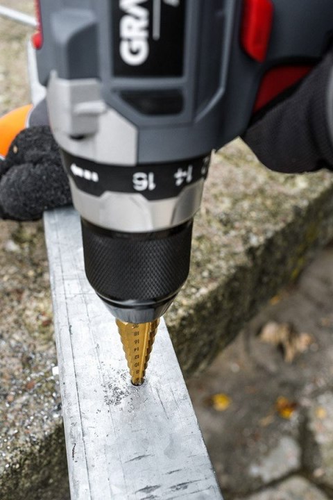 NEO ZESTAW WIERTEŁ STOPNIOWYCH HSS TIN 3-20 MM HEX 3 SZT. NEO ZESTAW WIERTEŁ STOPNIOWYCH HSS TIN 3-20 MM HEX 3 SZT.